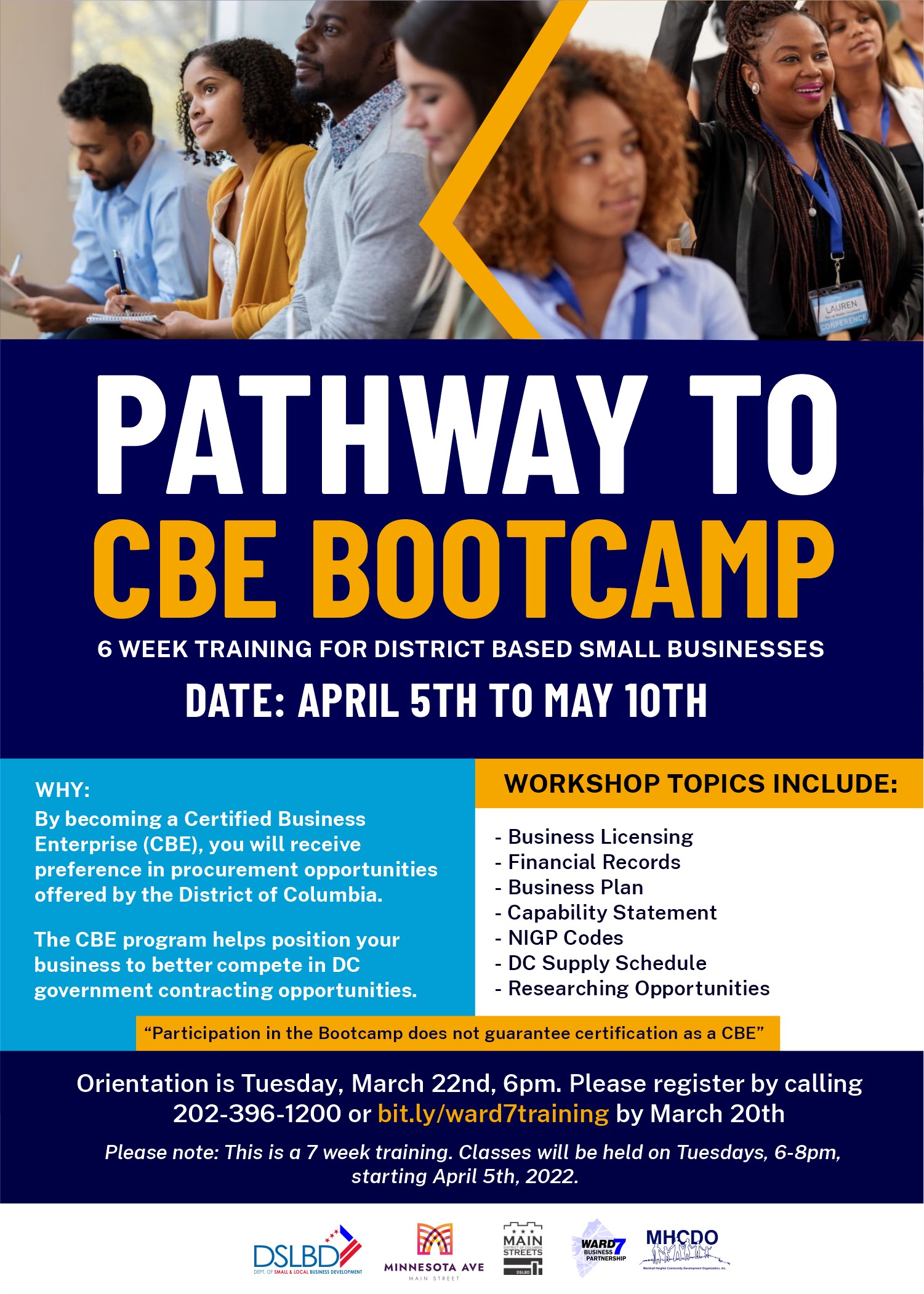 Pathway to CBE Bootcamp