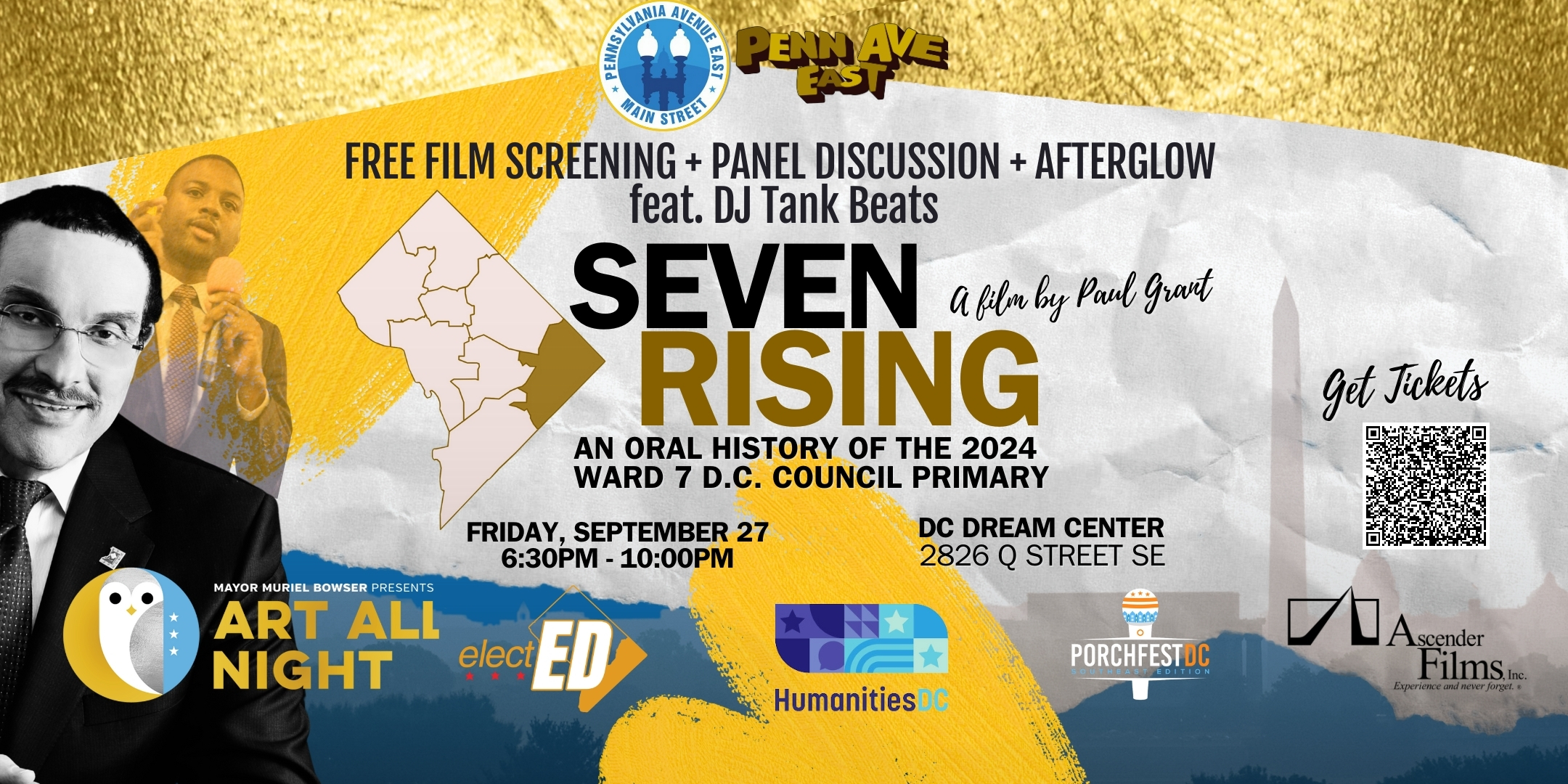 PAEMS AAN 24 Preview Screening of Seven Rising at DC Dream Center