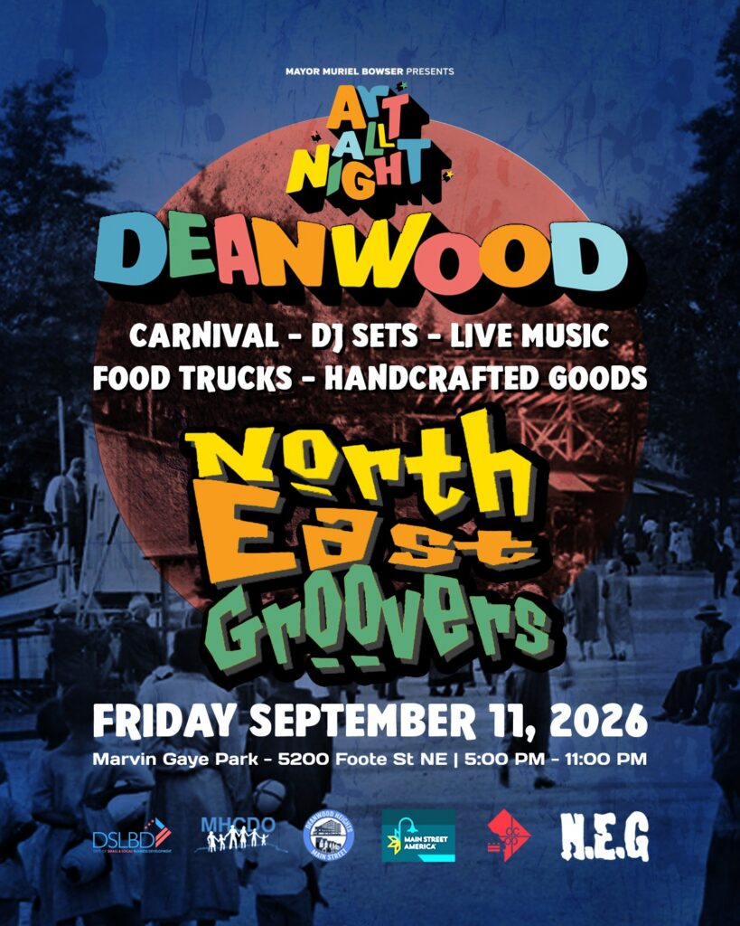 Updated Art All Night Deanwood 2026 Flyer